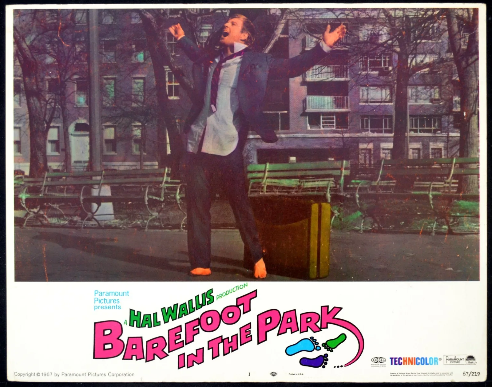 BAREFOOT IN THE PARK 1967 Jane Fonda, Robert Redford 3 LOBBY CARDS, изображение 2