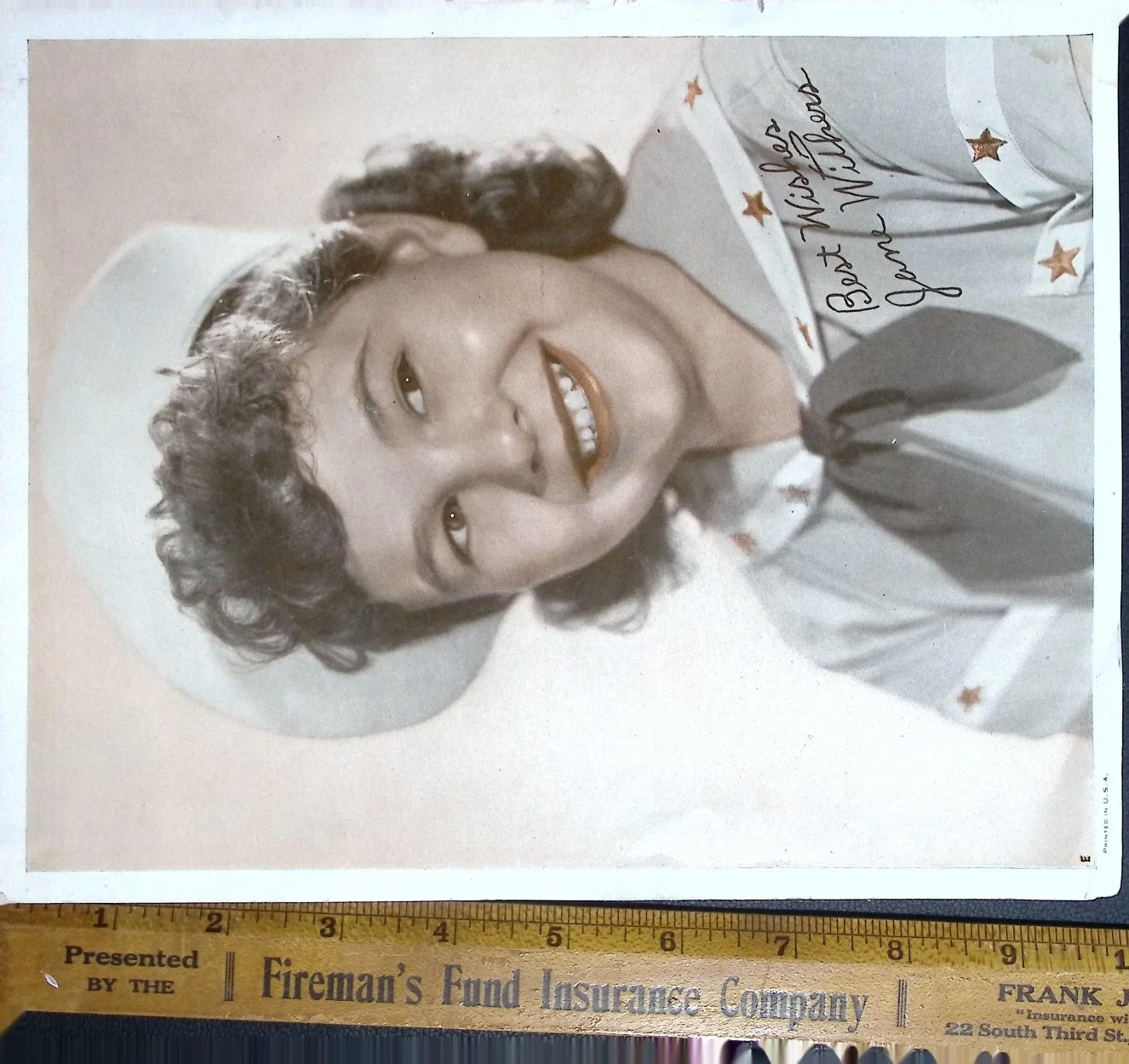 Vintage Jane Withers Signed Photo Rialto Theater Movie Promo Warner Bros Vintage, изображение 3