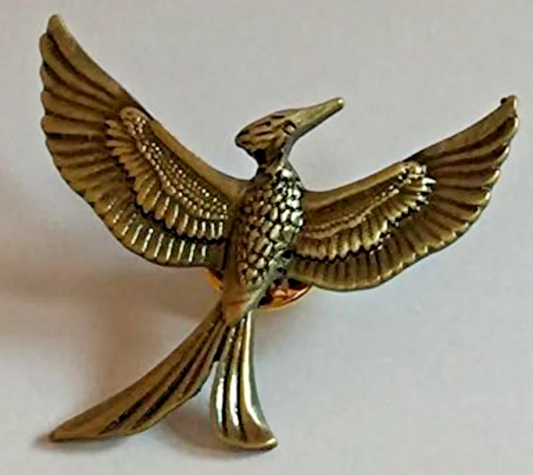 THE HUNGER GAMES - Pt 2 Mockingjay Pin Badge Loot Crate Exclusive New & Sealed., изображение 2