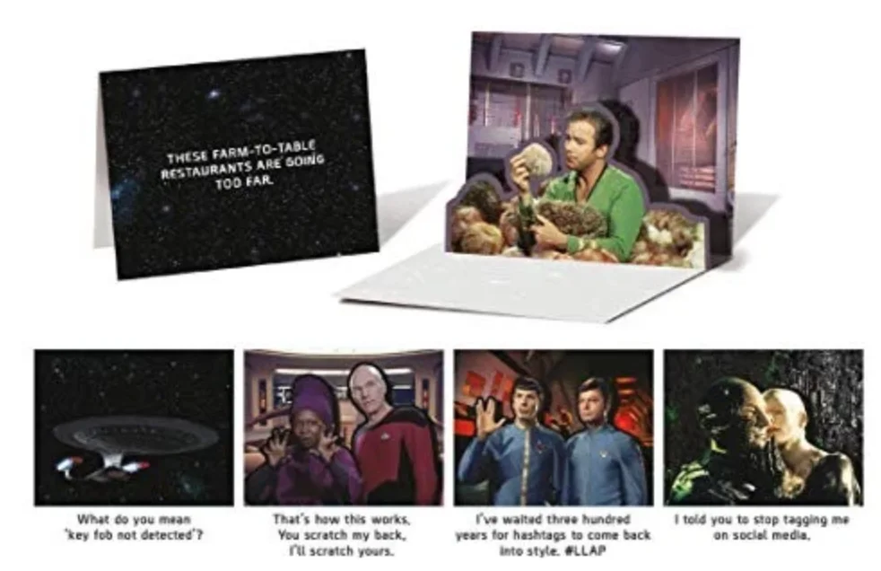 STAR TREK - Original Series Pop-Up Notecards 10 Cards + Envelopes. New Boxed, изображение 2