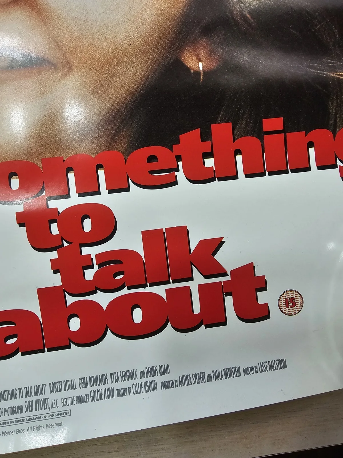 Something To Talk About 1995 Original Movie Poster Julia Roberts Dennis Quaid, изображение 5