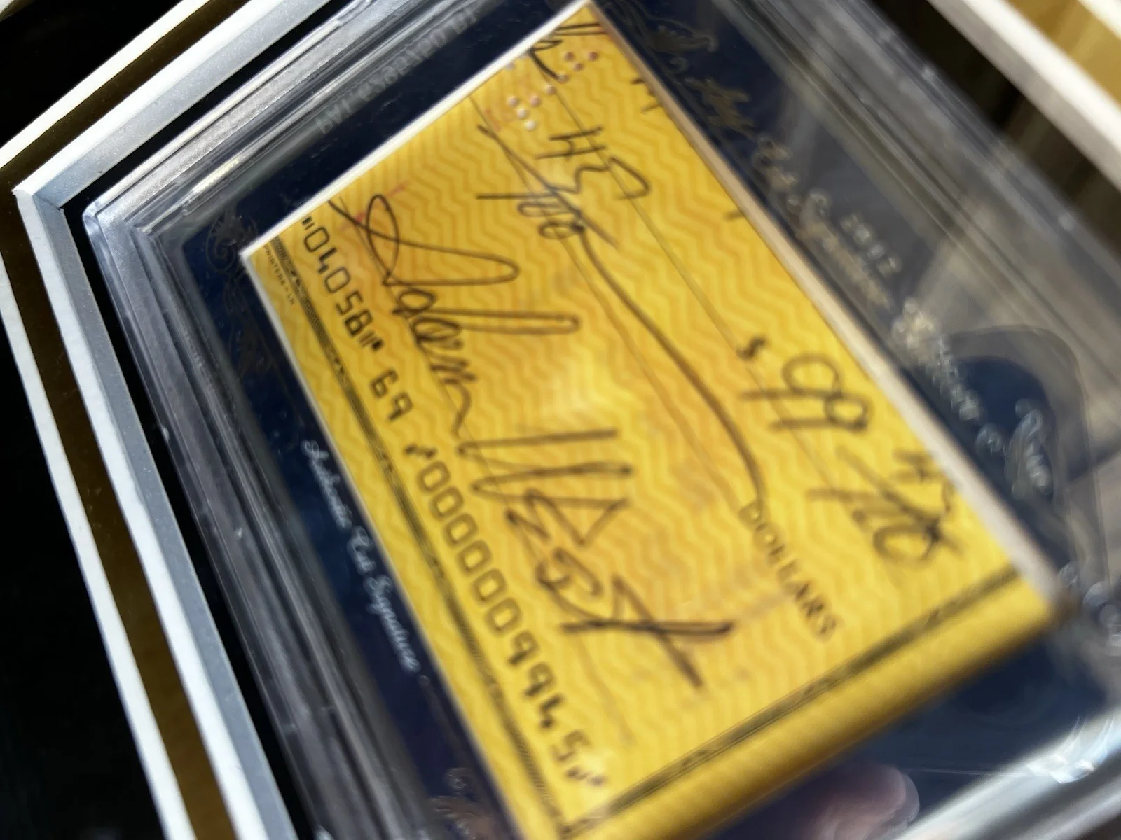 ADAM WEST — Adam West Signed Autograph Batman Leaf Cut Signature Edition Custom Frame, image 4