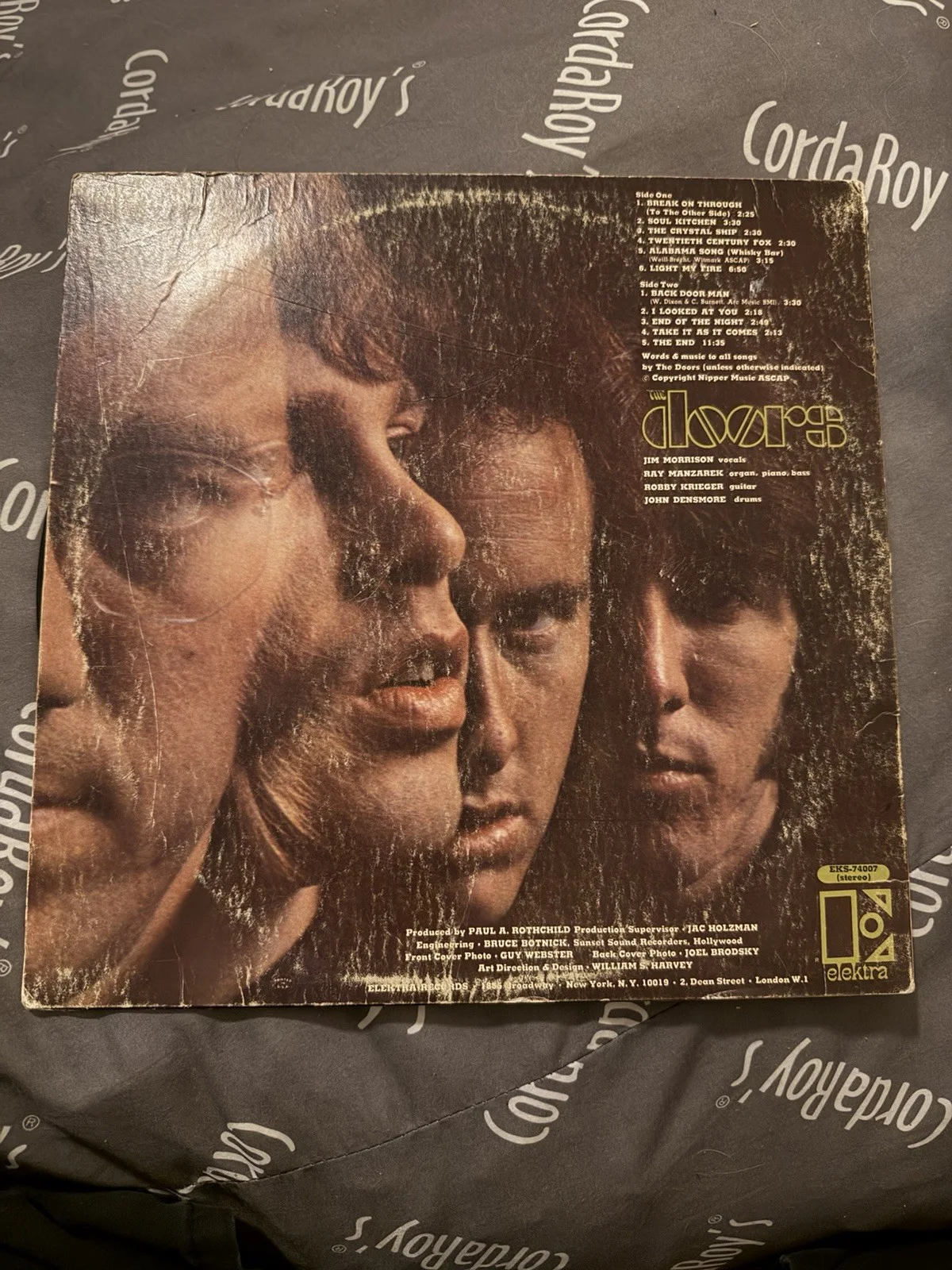 The Doors L.A. Woman Elektra EKS-74007 Stereo Vinyl LP, image 2