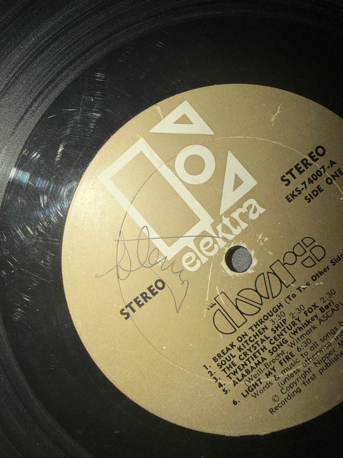 The Doors L.A. Woman Elektra EKS-74007 Stereo Vinyl LP, image 4