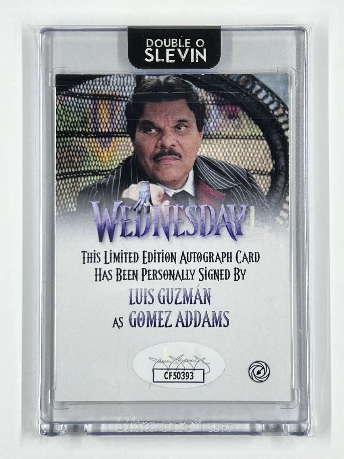 Custom Luis Guzmán as Gomez Addams Wednesday Autograph JSA Authentic, image 2