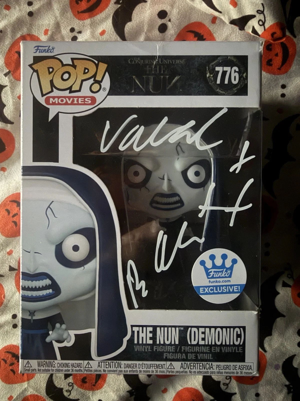 BONNIE AARONS — BONNIE AARONS SIGNED THE NUN FUNKO POP 776 EXCLUSIVE CONJURING AUTOGRAPH