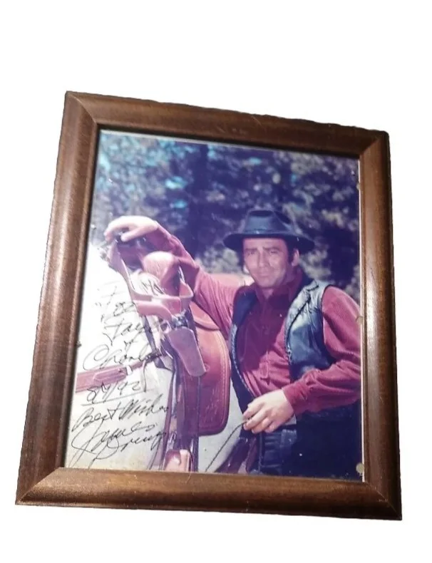 James Drury — James Drury Autographed 8x10 Signed in Person 8/7/92 "The Virginian" UNFRAMED, image 5