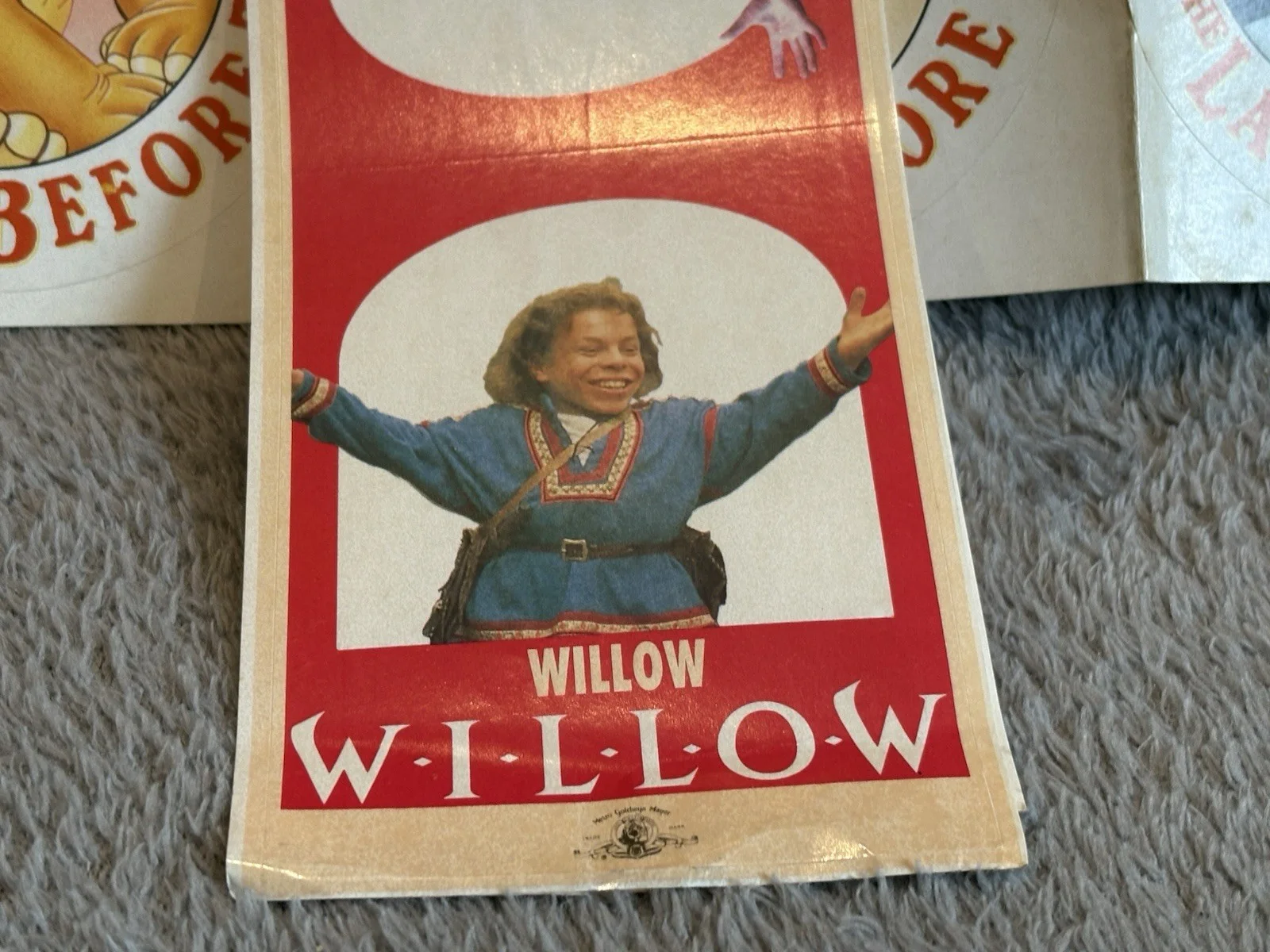 PROMOTIONAL MOVIE BROCHURES - PHOTOS - STICKERS - JAMES BOND - WILLOW - ABYSS, изображение 5