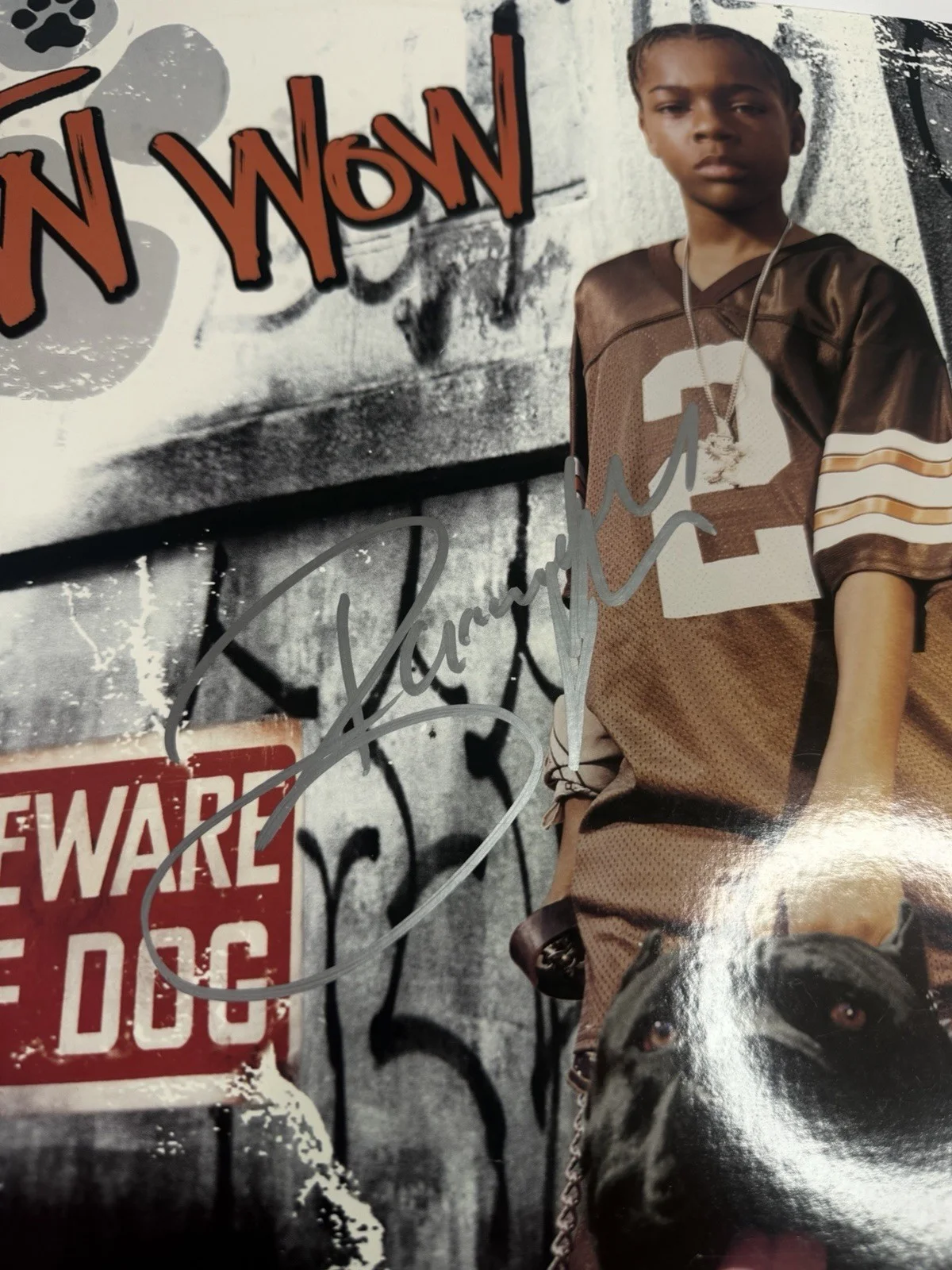 Lil Bow Wow autographed “Beware of Dog” signed vinyl record album - PSA COA!, image 2