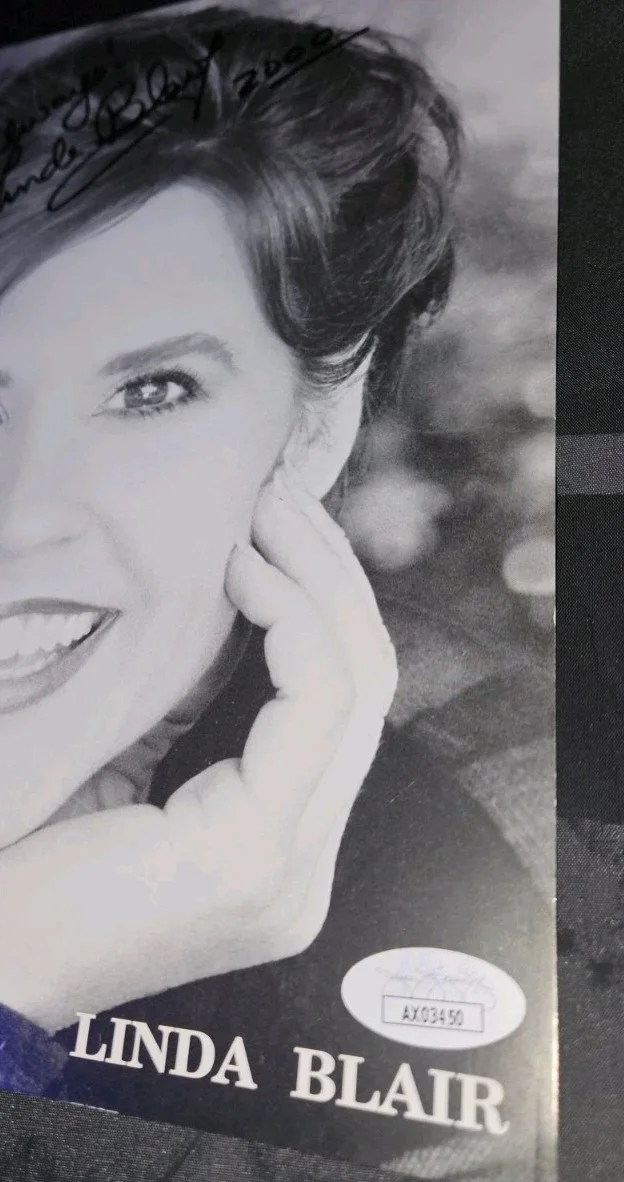 Linda Blair — LINDA BLAIR SIGNED 2000 HEADSHOT 8x10 PHOTO TO MIKE JSA COA EXORCIST REGAN MODEL, изображение 5