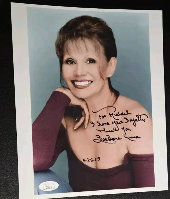 BarBara Luna — BARBARA LUNA SIGNED MISSION IMPOSSIBLE STAR TREK BUCK ROGERS 8x10 PHOTO JSA CERT, image 2