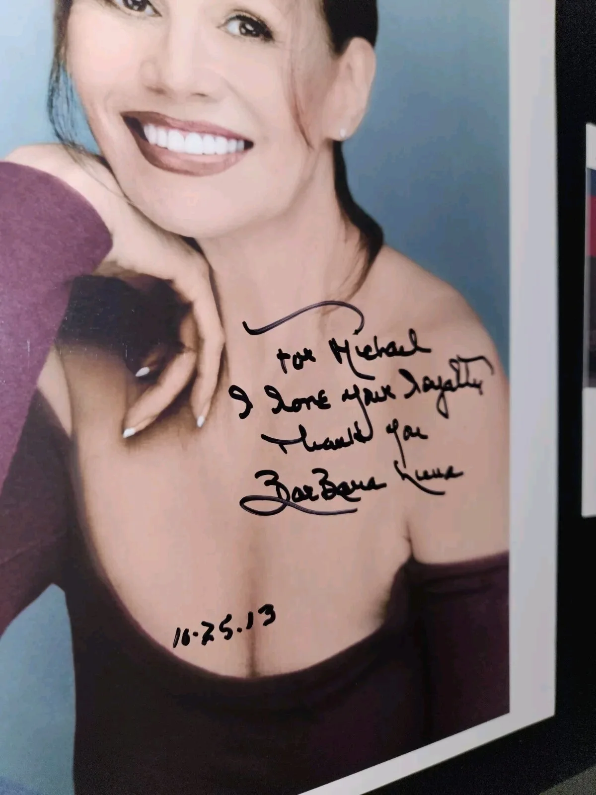BarBara Luna — BARBARA LUNA SIGNED MISSION IMPOSSIBLE STAR TREK BUCK ROGERS 8x10 PHOTO JSA CERT, image 4