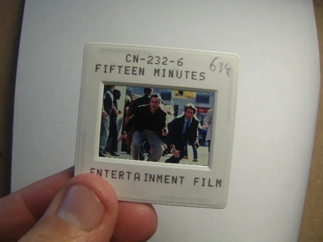 Fifteen 15 Minutes Robert de Niro Edward Burns 35mm Press Kit Slide 2001 #634, изображение 2