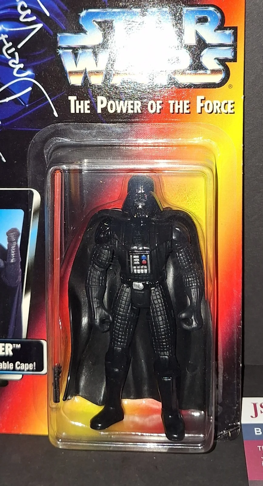 Dave Prowse — Dave Prowse Signed Autographed action figure 1995 Star Wars Darth Vader JSA COA, image 3