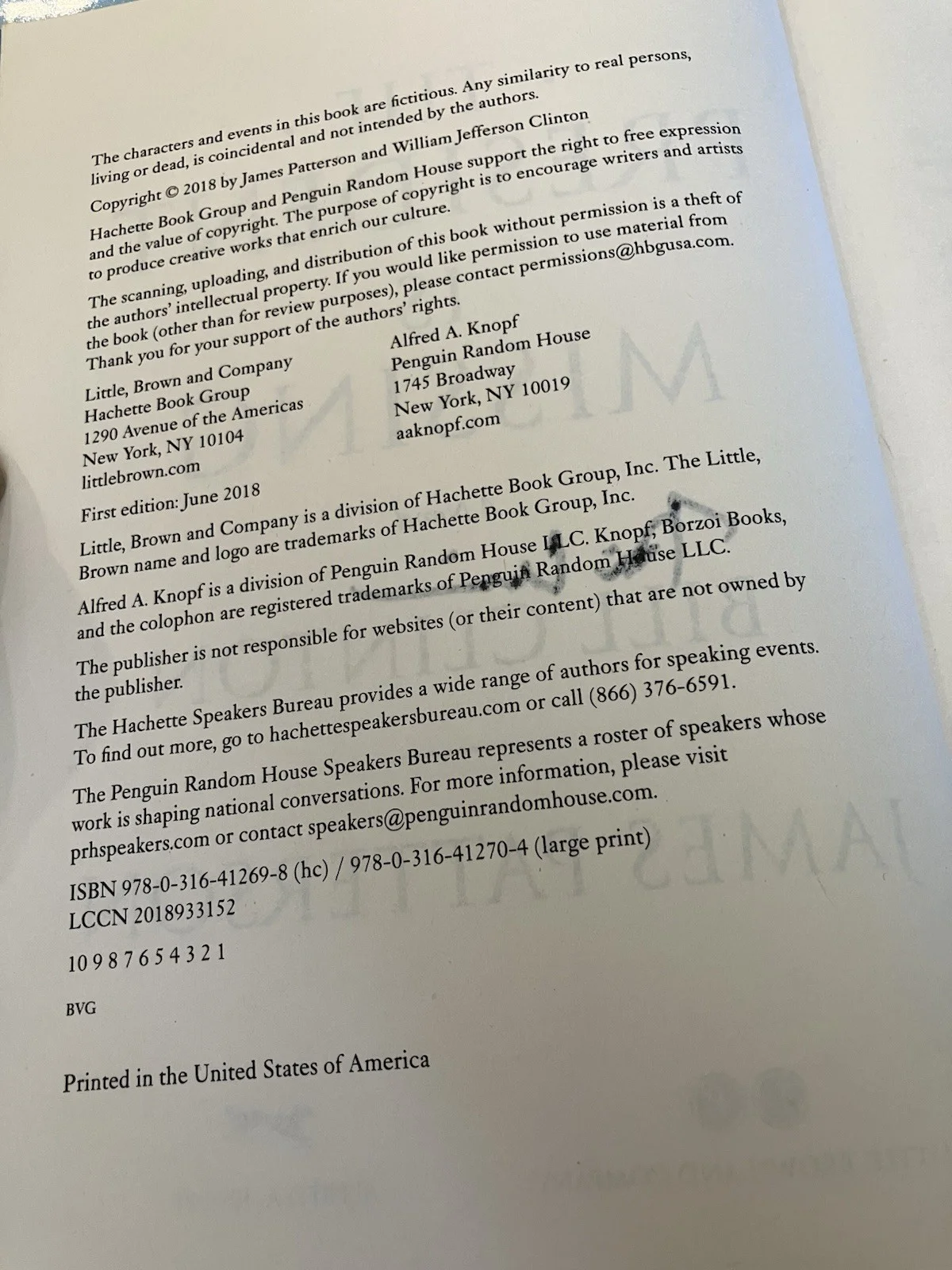 Bill Clinton — Presidential Signed Book Bill Clinton The President Is Missing HCDJ Excel Cond, image 3