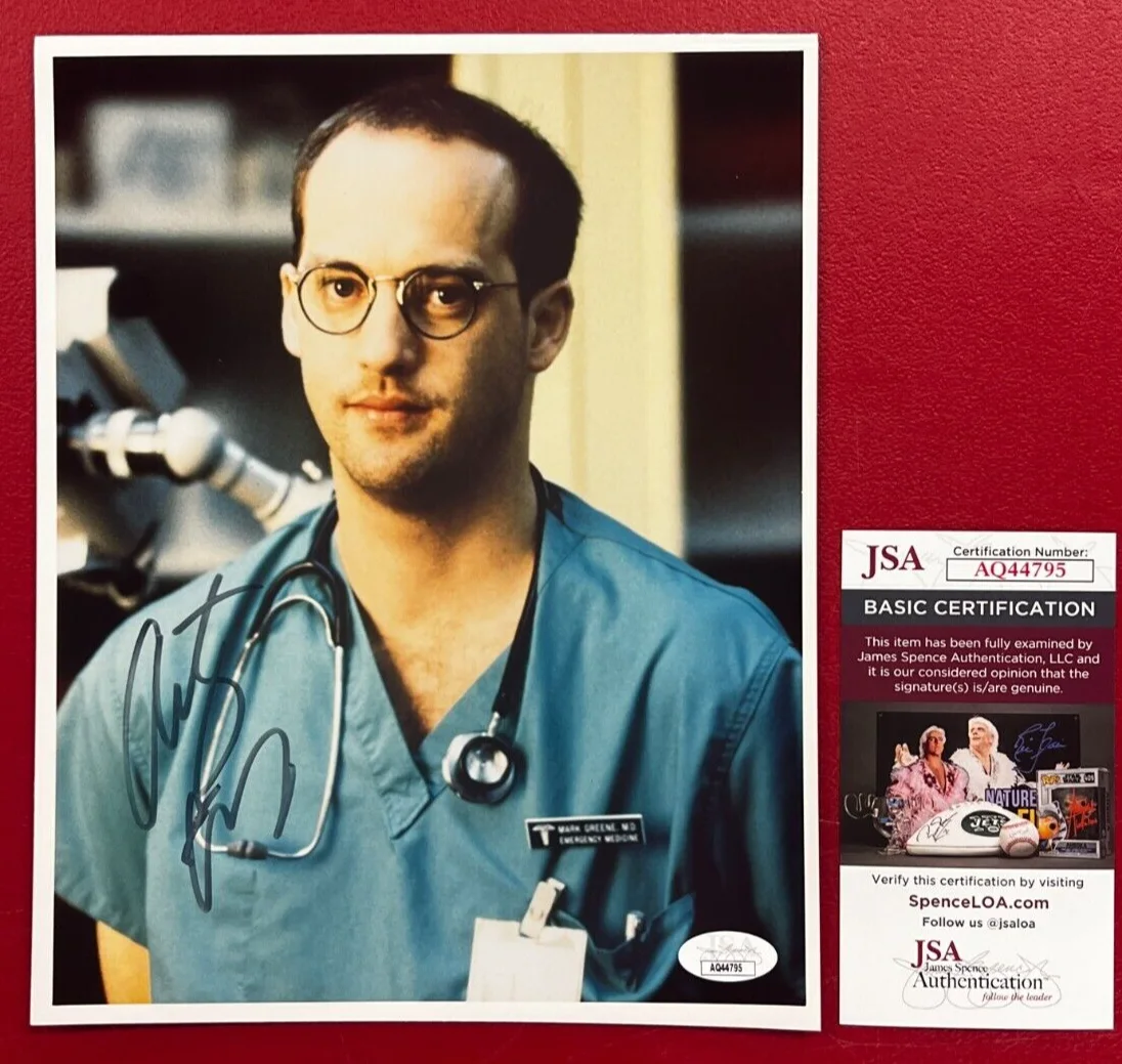 Anthony Edwards — Anthony Edwards Autographed 8x10 Photo JSA w/COA "ER" Actor Dr. Greene TV AUTO!