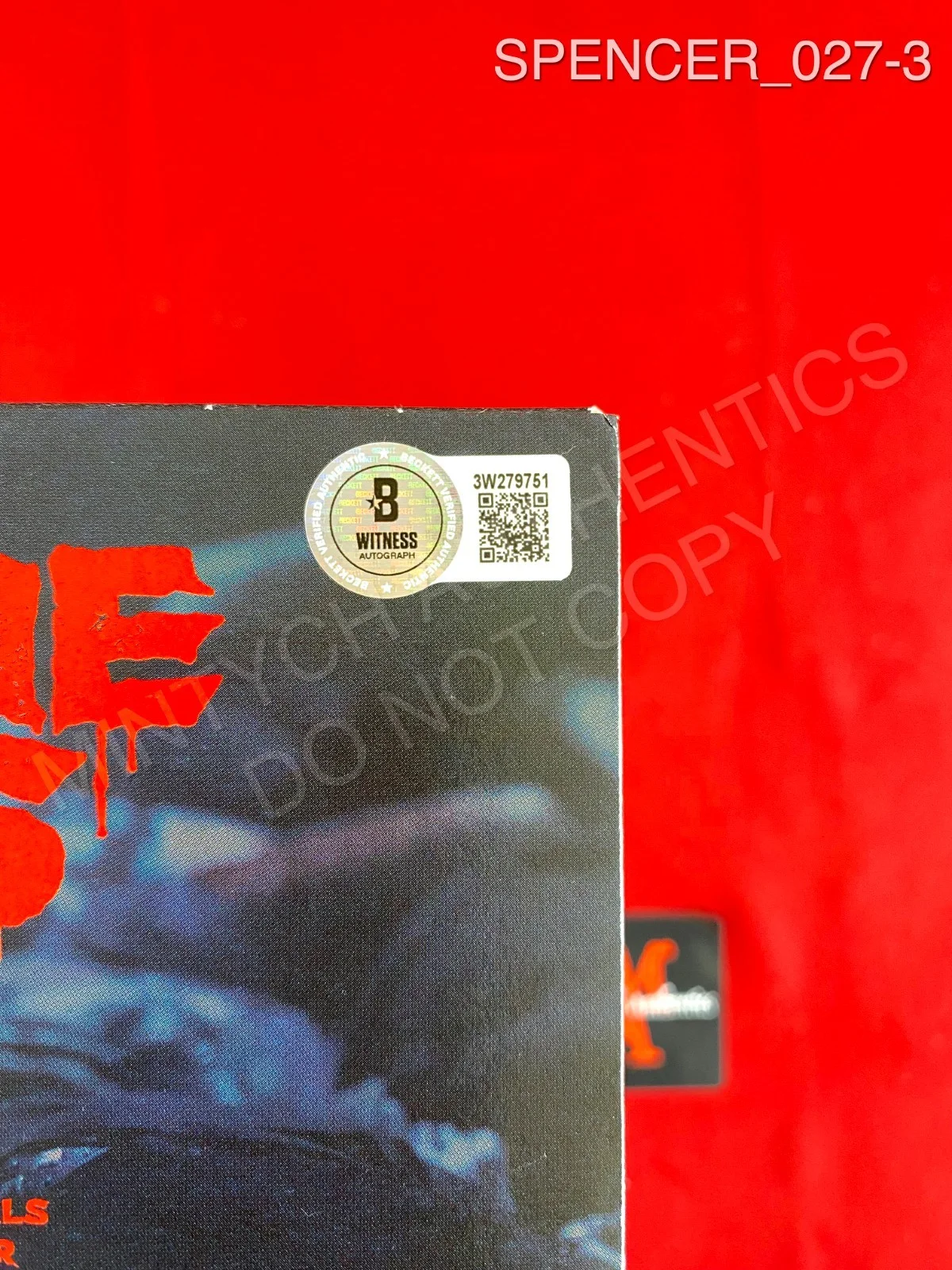 Spencer Charnas — Spencer Charnas Ice Nine Kills autographed signed A Work of Art Vinyl Beckett, image 3