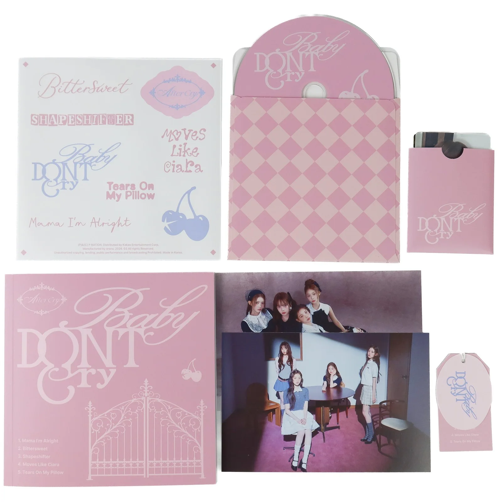 Baby DONT Cry - After Cry 1st Mini Album Signed Promo CD 2026 1, image 2