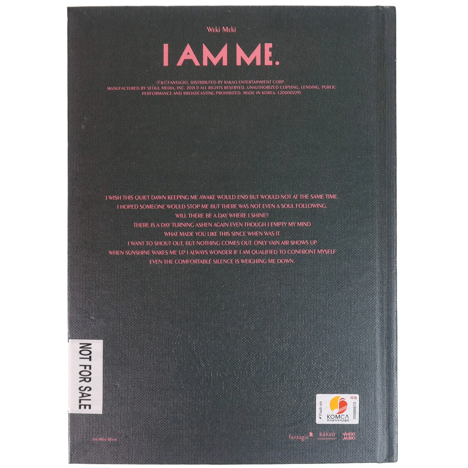 Weki Meki - I Am Me 5th Mini Album Signed Promo CD 2021, изображение 3