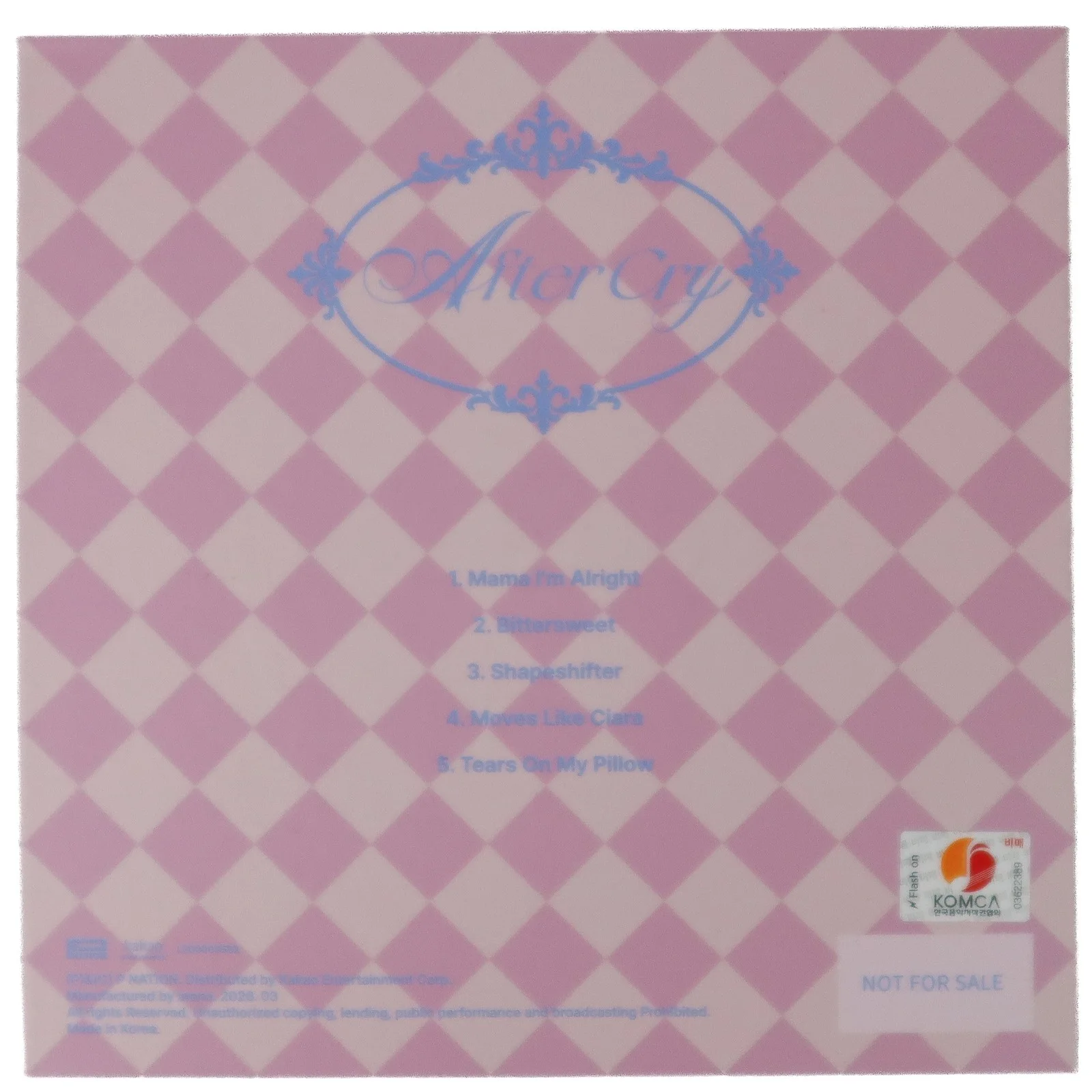 Baby DONT Cry - After Cry 1st Mini Album Signed Promo CD 2026 2, изображение 3