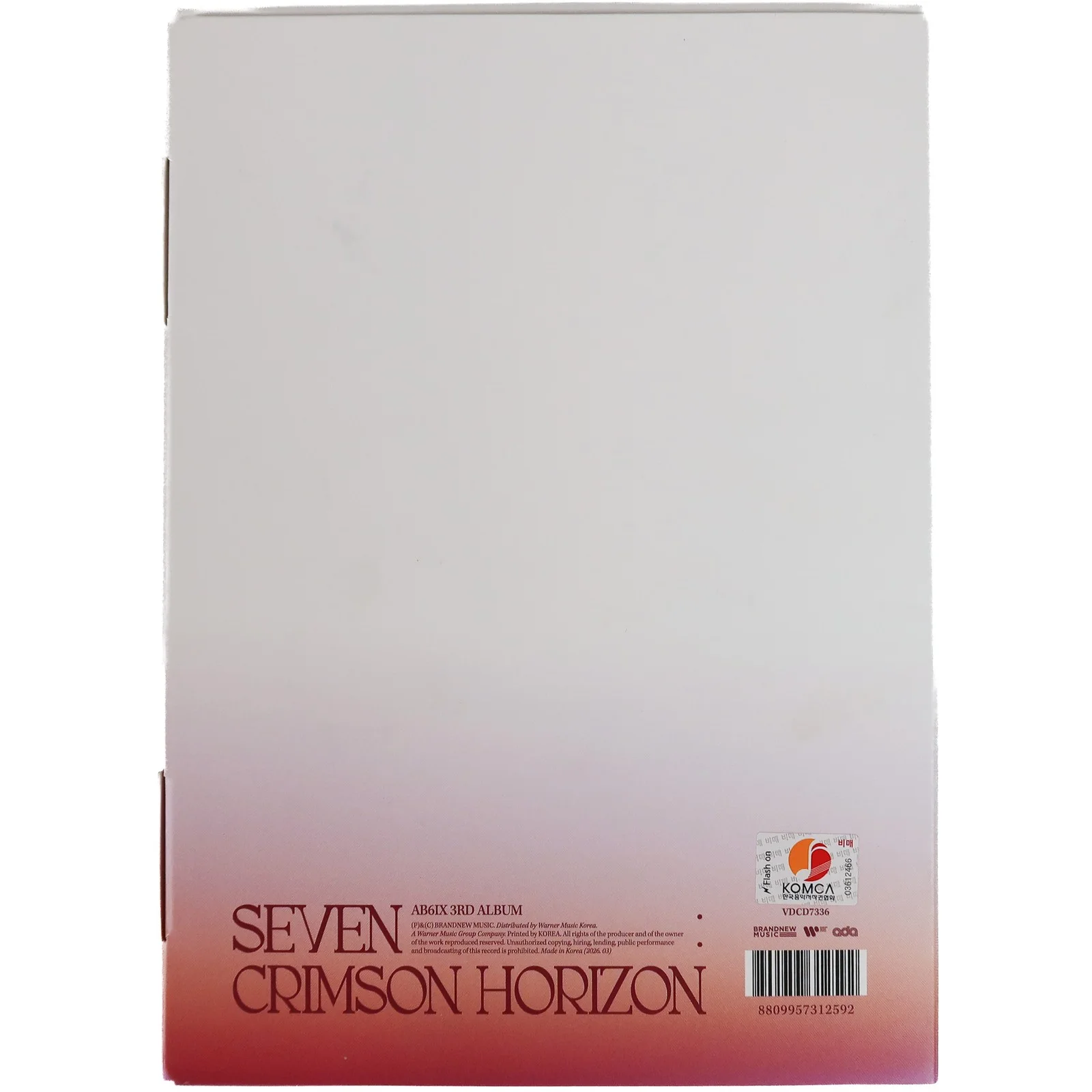AB6IX - Seven : Crimson Horizon 3rd Album Signed Promo CD 2026, изображение 3