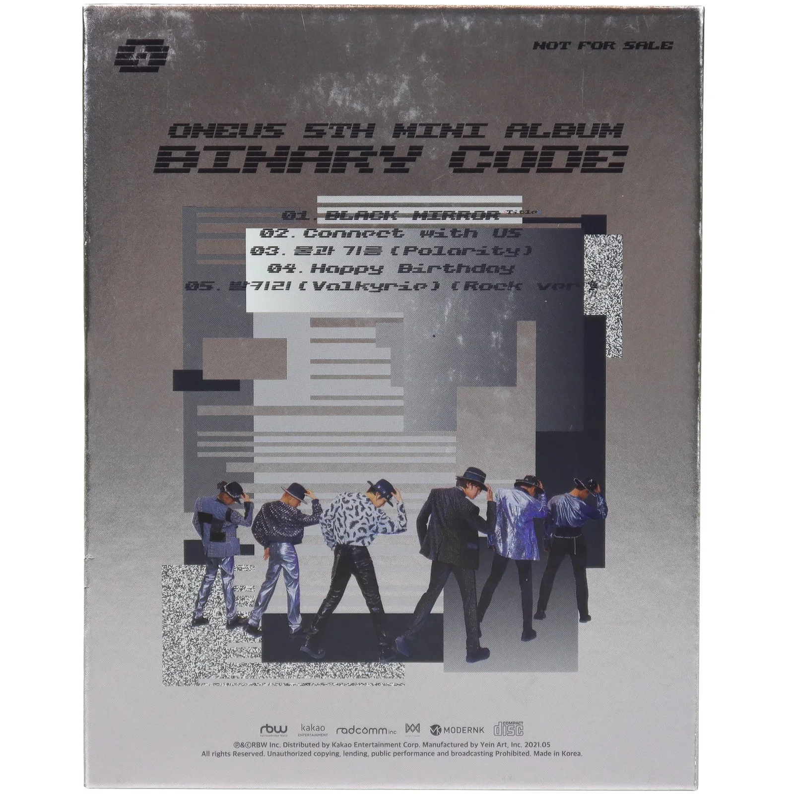 Oneus - Binary Code 5th Mini Album Signed Promo CD 2021, image 3