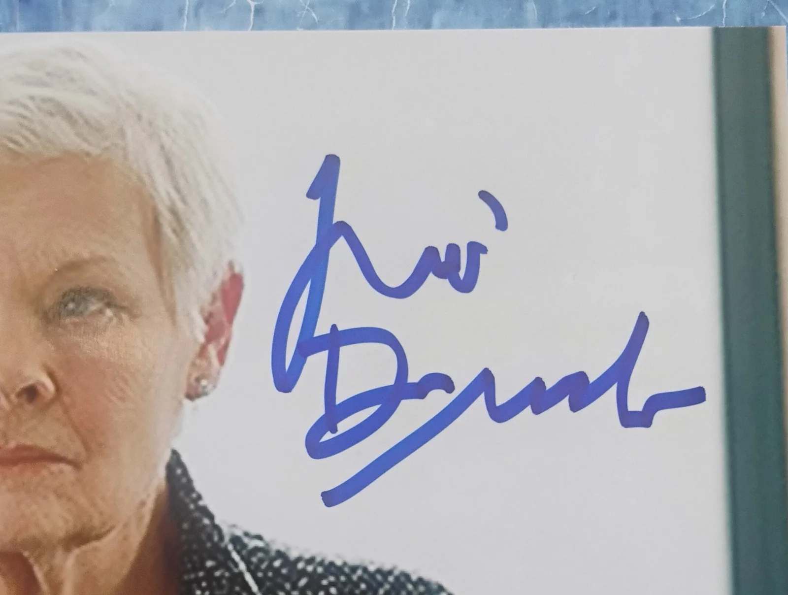 Judi Dench Hand Signed Autograph 8x10 Photo COA James Bond NO US TARIFFS, image 3