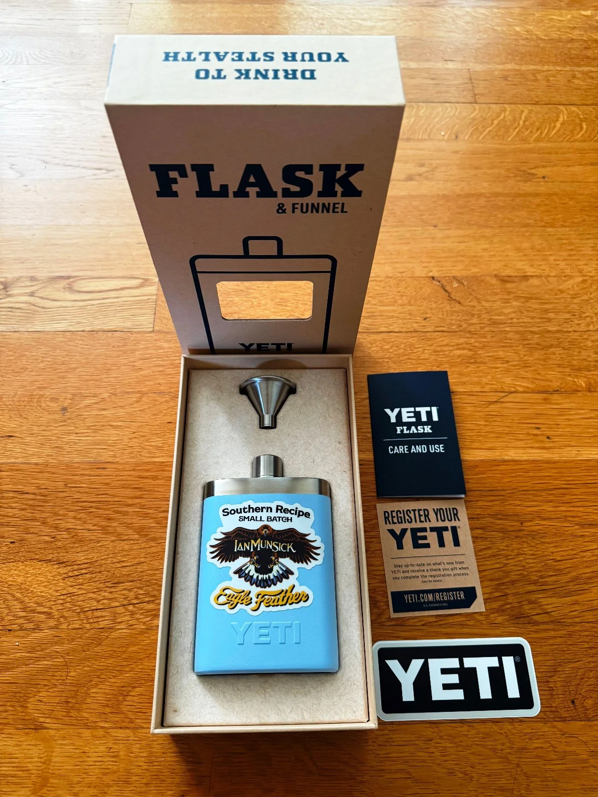 IAN MUNSICK SIGNED Yeti flask LIMITED EDITION Promo NEW Rare autographed, изображение 3