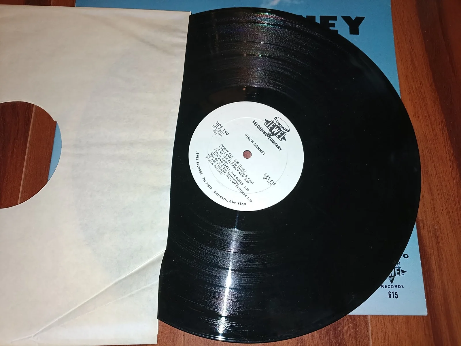 BIRCH DENNEY Autographed Record With Sleeve Hand Signed By The Artist Rare $95, изображение 3
