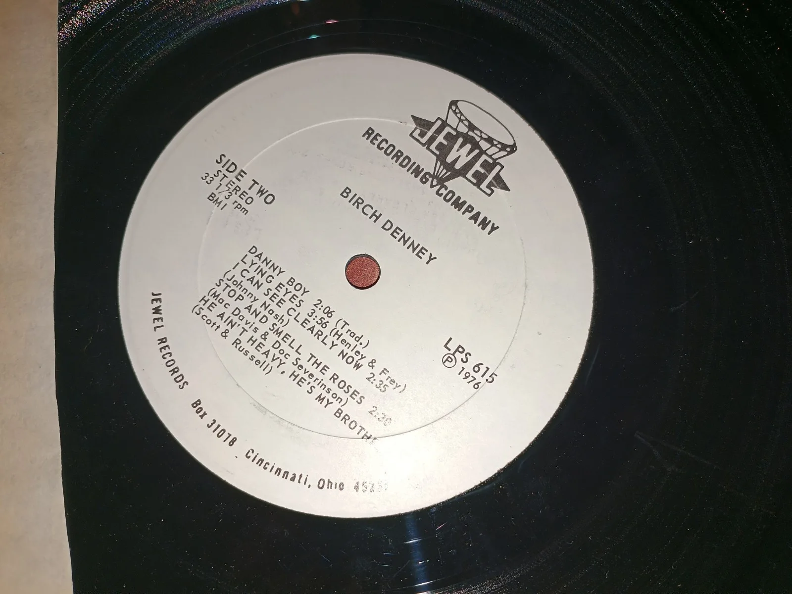 BIRCH DENNEY Autographed Record With Sleeve Hand Signed By The Artist Rare $95, изображение 5