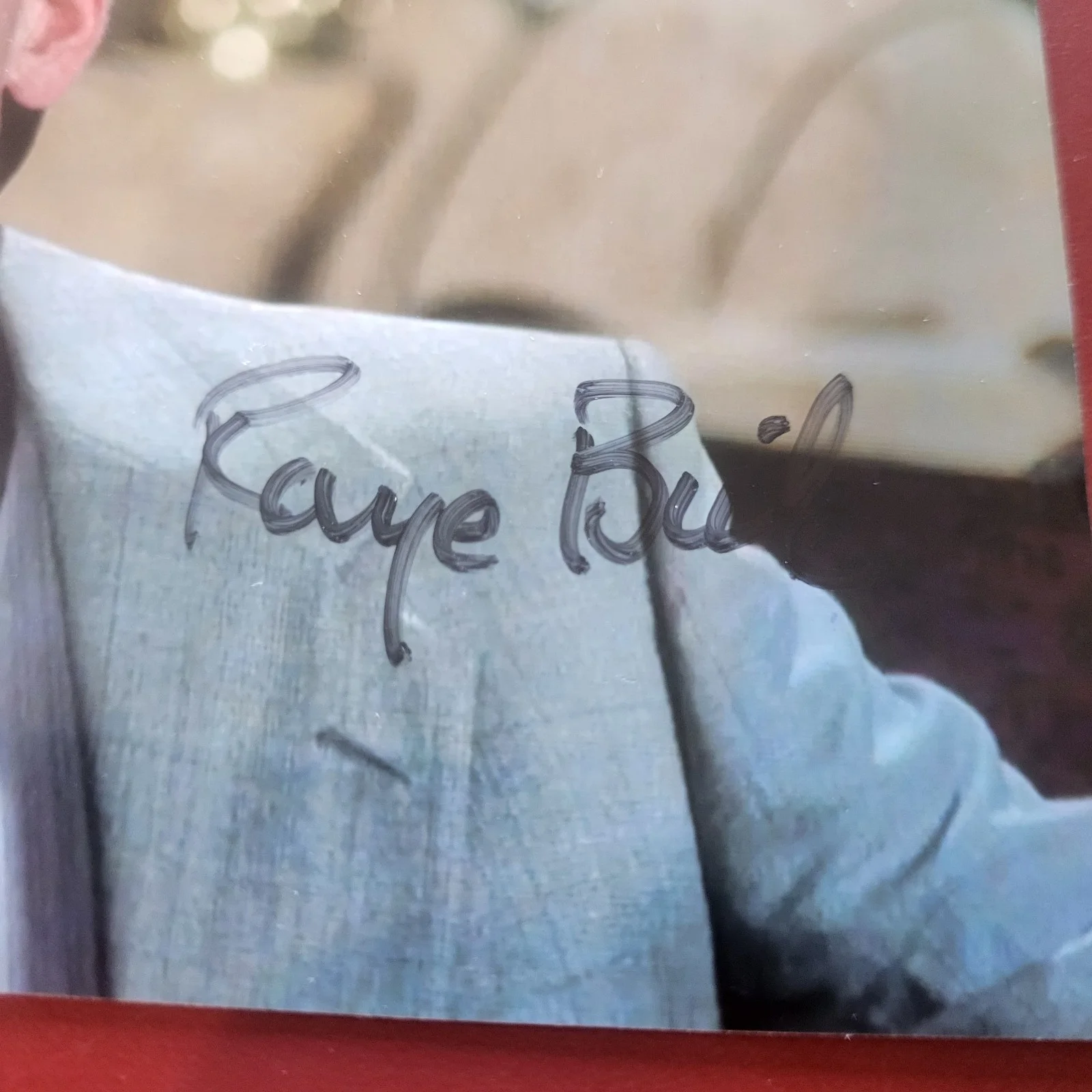 Raye Birk — Raye Birk The Naked Gun Hand Signed 4x6 Autograph Cheers The Golden Girls, изображение 2