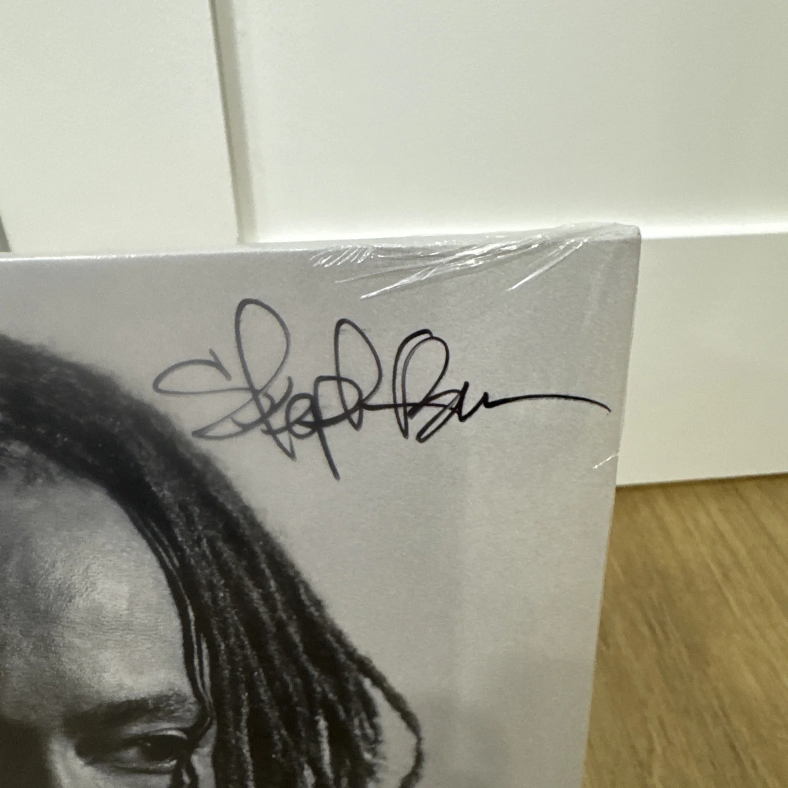 SIGNED Thundercat - Distracted Black Marbled Smoke Effect Vinyl LP, image 2