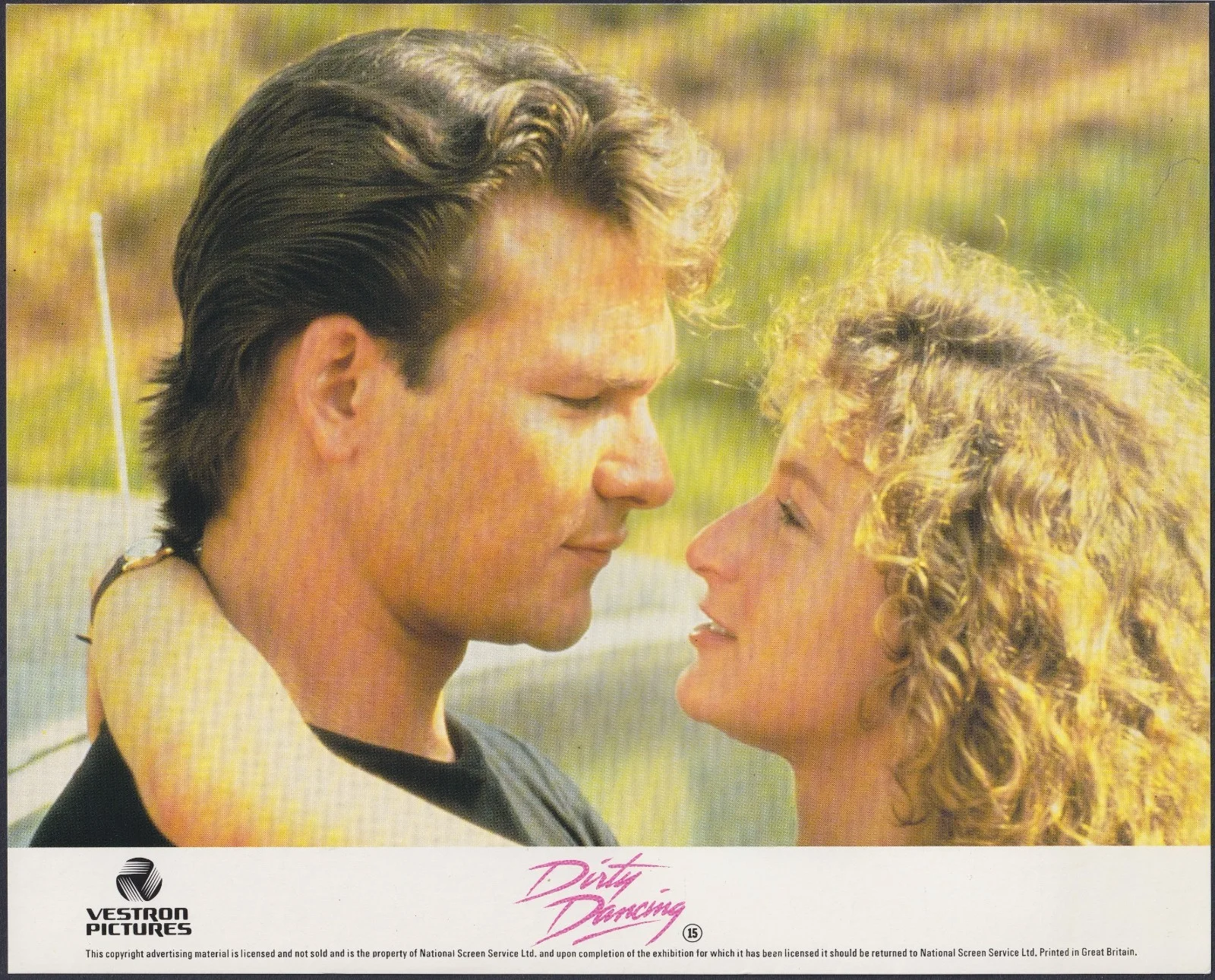 Dirty Dancing 8x ORIGINAL UK FOH Lobby Cards Patrick Swayze Jennifer Grey 1987, изображение 3