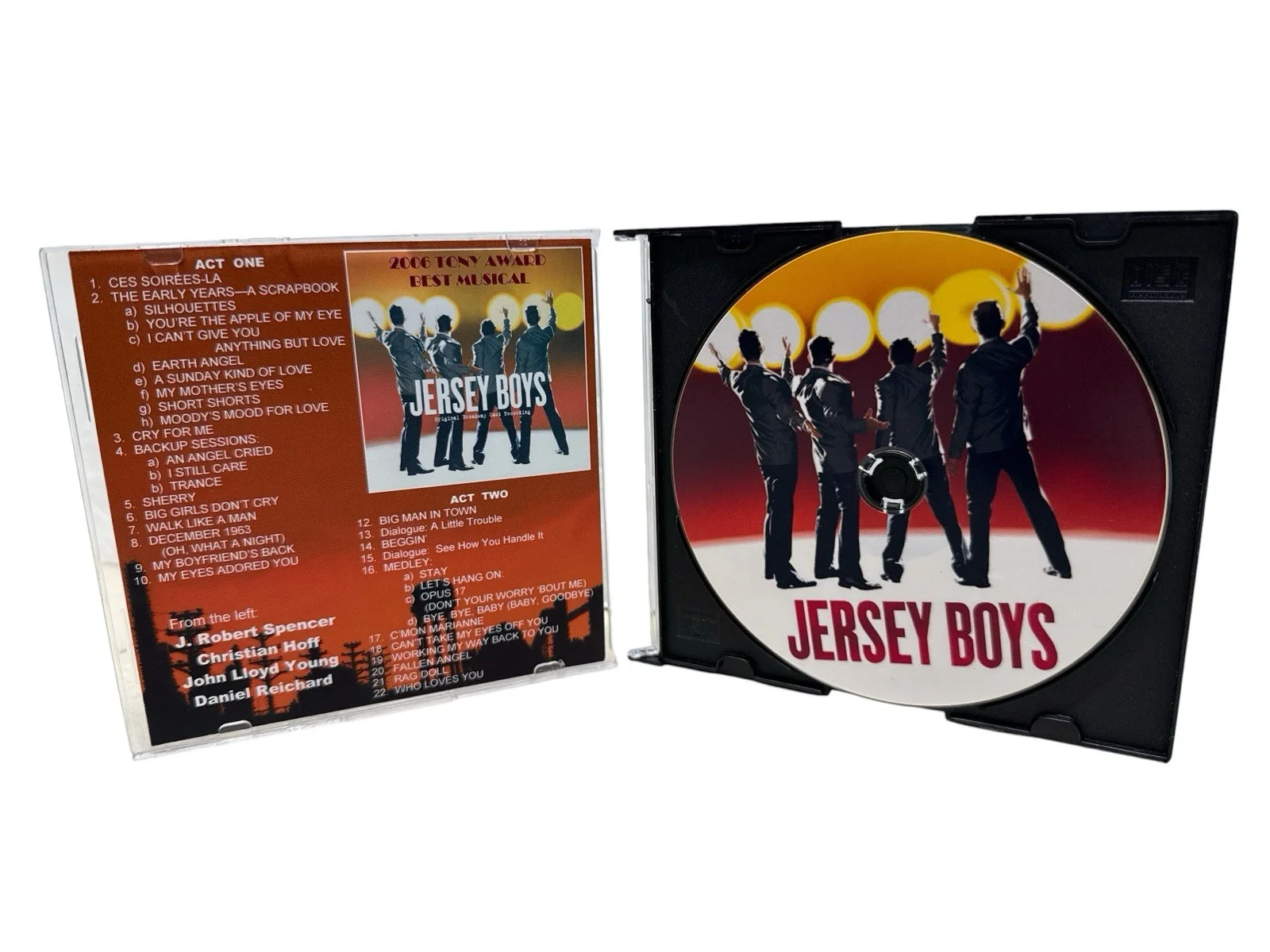 Jersey Boys Original Broadway Cast Recording Autographed CD & Booklet, изображение 2