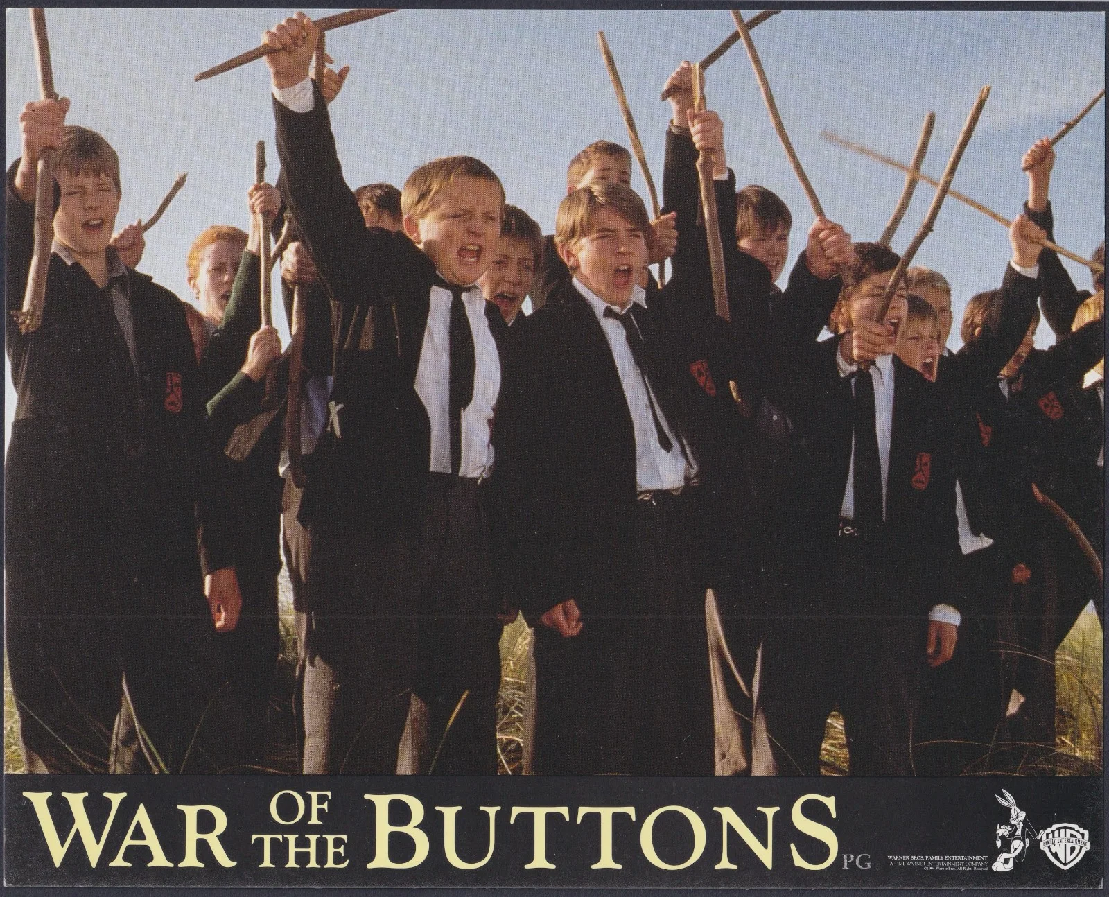 War of the Buttons 8x ORIGINAL UK FOH Lobby Cards Colm Meaney John Roberts 1994, изображение 2