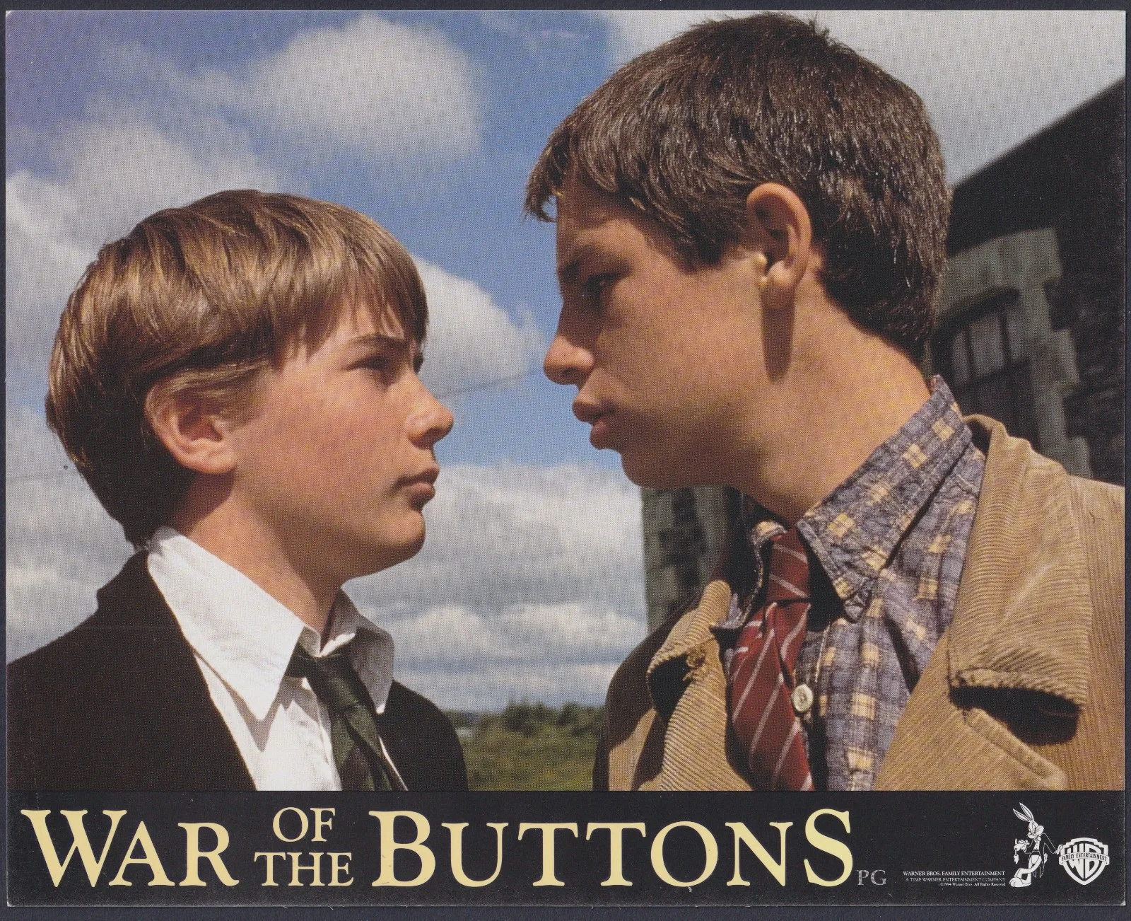War of the Buttons 8x ORIGINAL UK FOH Lobby Cards Colm Meaney John Roberts 1994, изображение 4