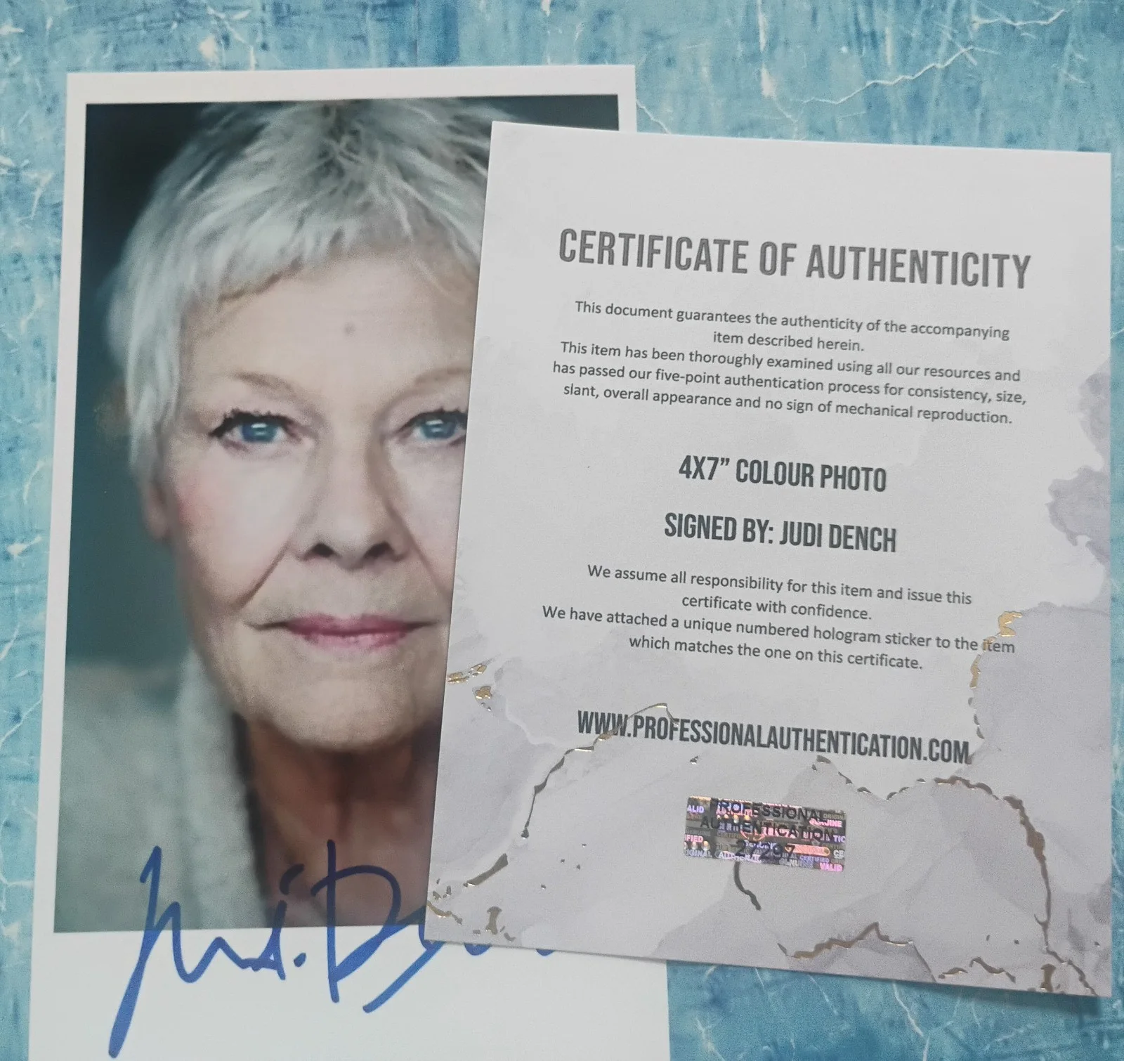 Judi Dench Hand Signed Autograph Photo COA - NO US TARIFFS, image 4