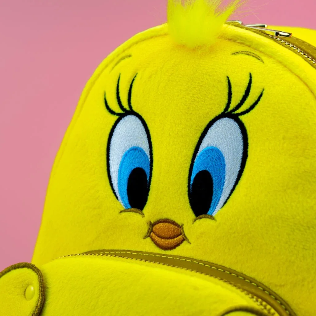 Loungefly Tweety Plush Backpack & Wallet Looney Toons Brand New With Tags, image 4