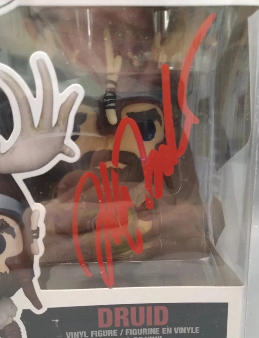 Andrew Morgado — ANDREW MORGADO SIGNED AUTOGRAPHED FUNKO POP #941 DRUID COA 2756 AUTO, изображение 2