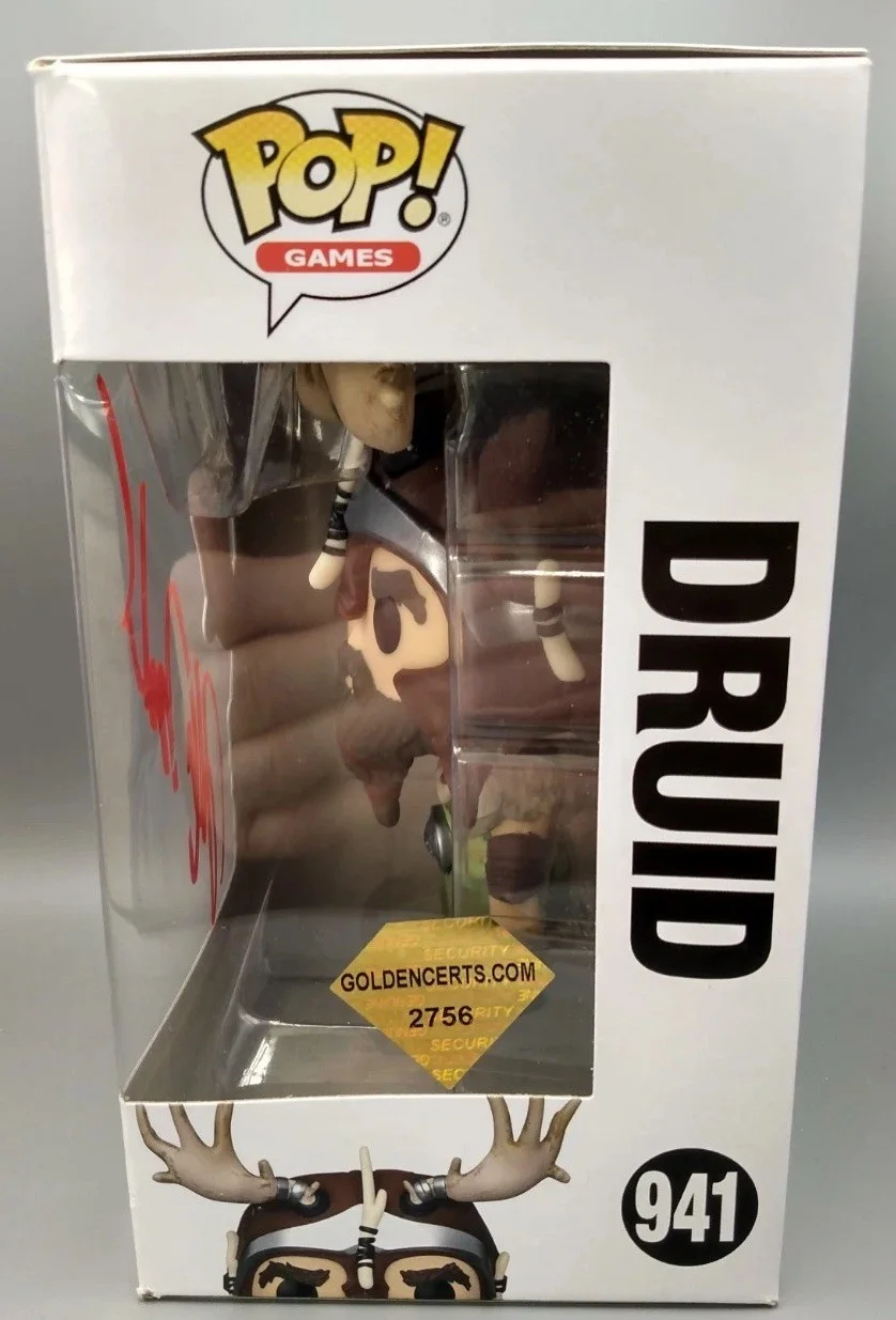 Andrew Morgado — ANDREW MORGADO SIGNED AUTOGRAPHED FUNKO POP #941 DRUID COA 2756 AUTO, изображение 5