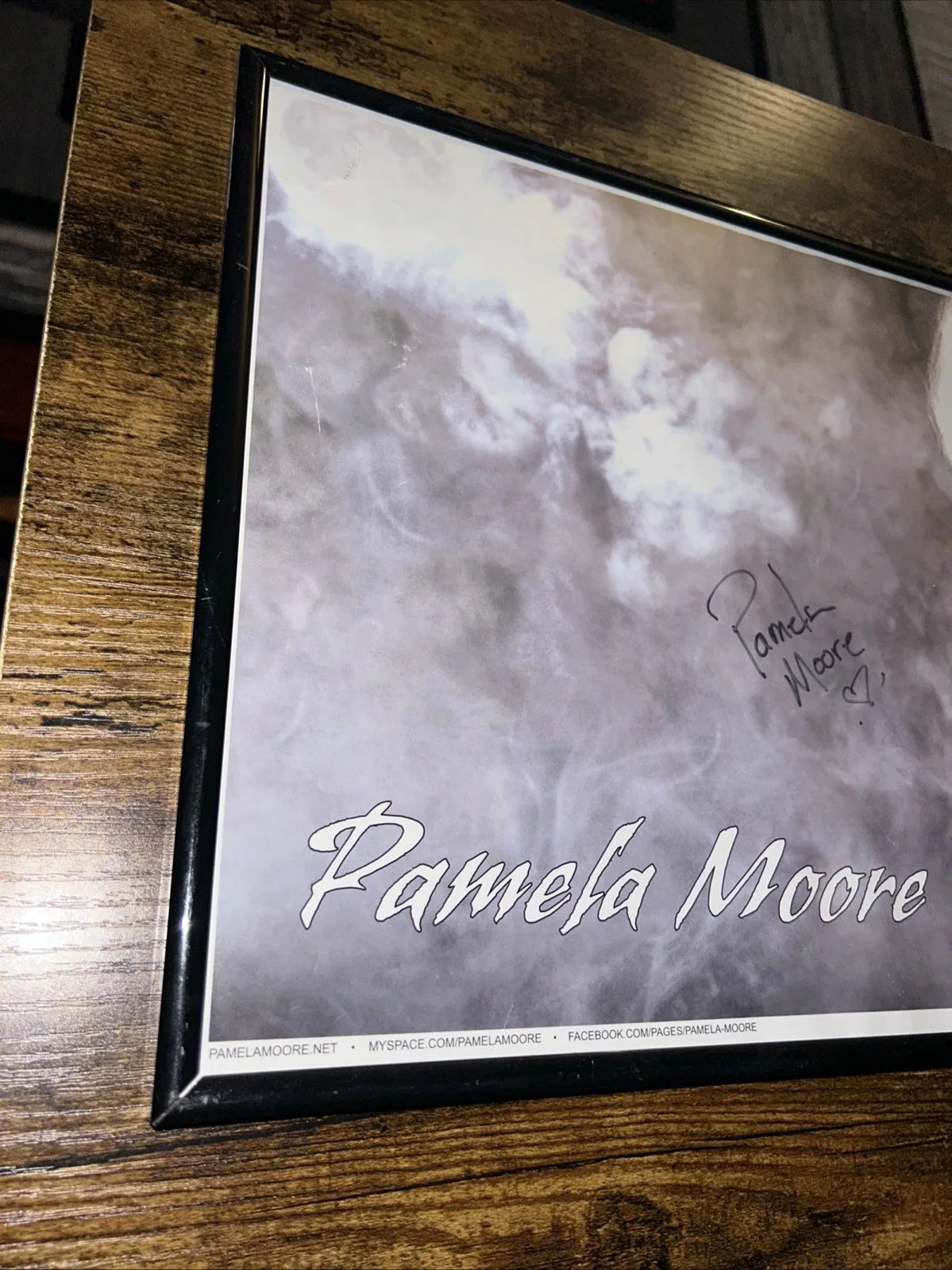 Pamela Moore “Sister Mary” Queensryche autographed 11x17 Framed Poster, image 3