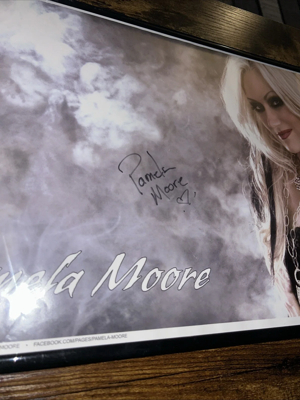 Pamela Moore “Sister Mary” Queensryche autographed 11x17 Framed Poster, image 4