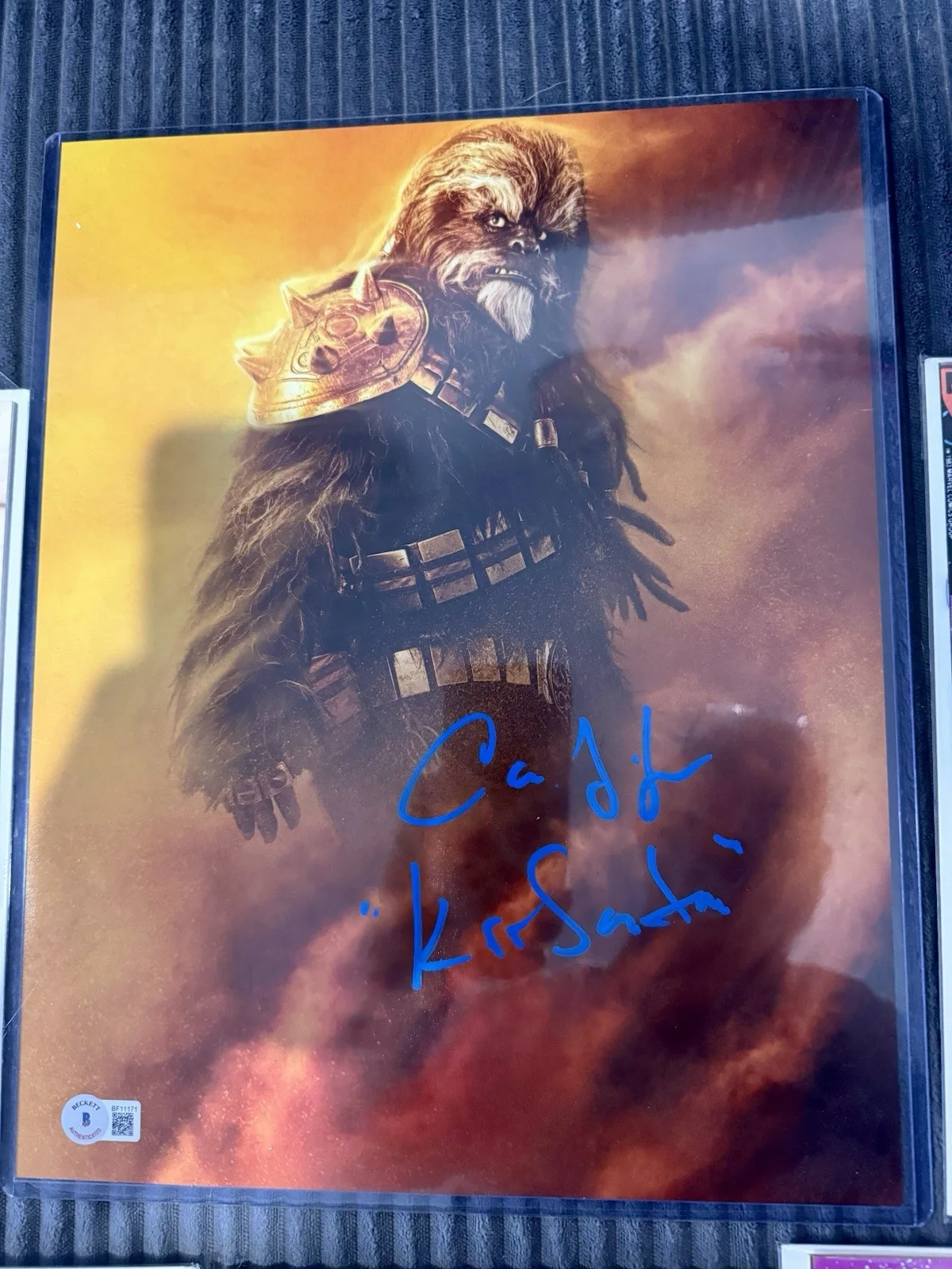 Carey Jones — The Book of Boba Fett Signed 11x14 'Krrsantan' Beckett COA w/Comics! Carey Jones, изображение 2