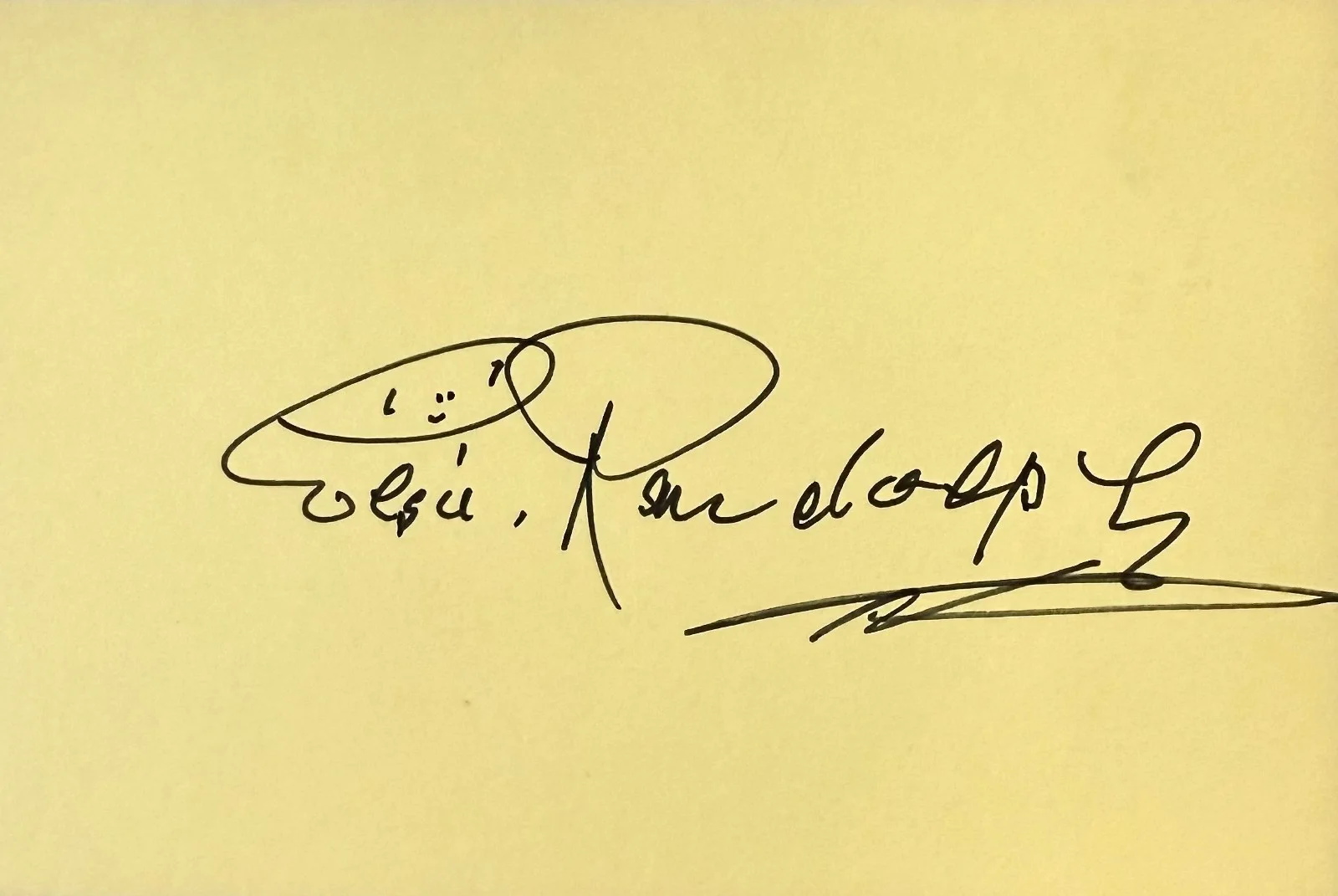 Elsie Randolph — ELSIE RANDOLPH Signed Autographed 4"x 6" INDEX CARD Quatermass Conclusion FRENZY