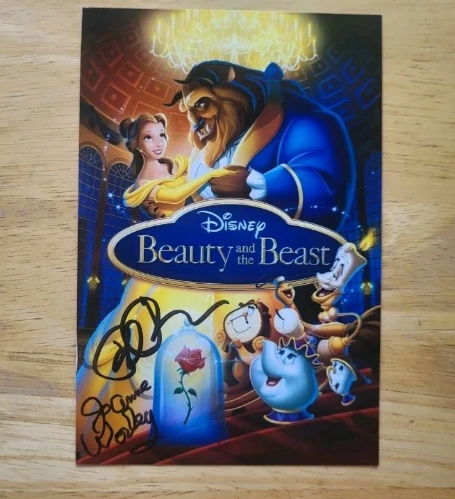Jo Anne Worley, Phil Proctor — Jo Anne Worley Phil Proctor Beauty And The Beast Hand Dual Signed 4x6 Autograph, изображение 2