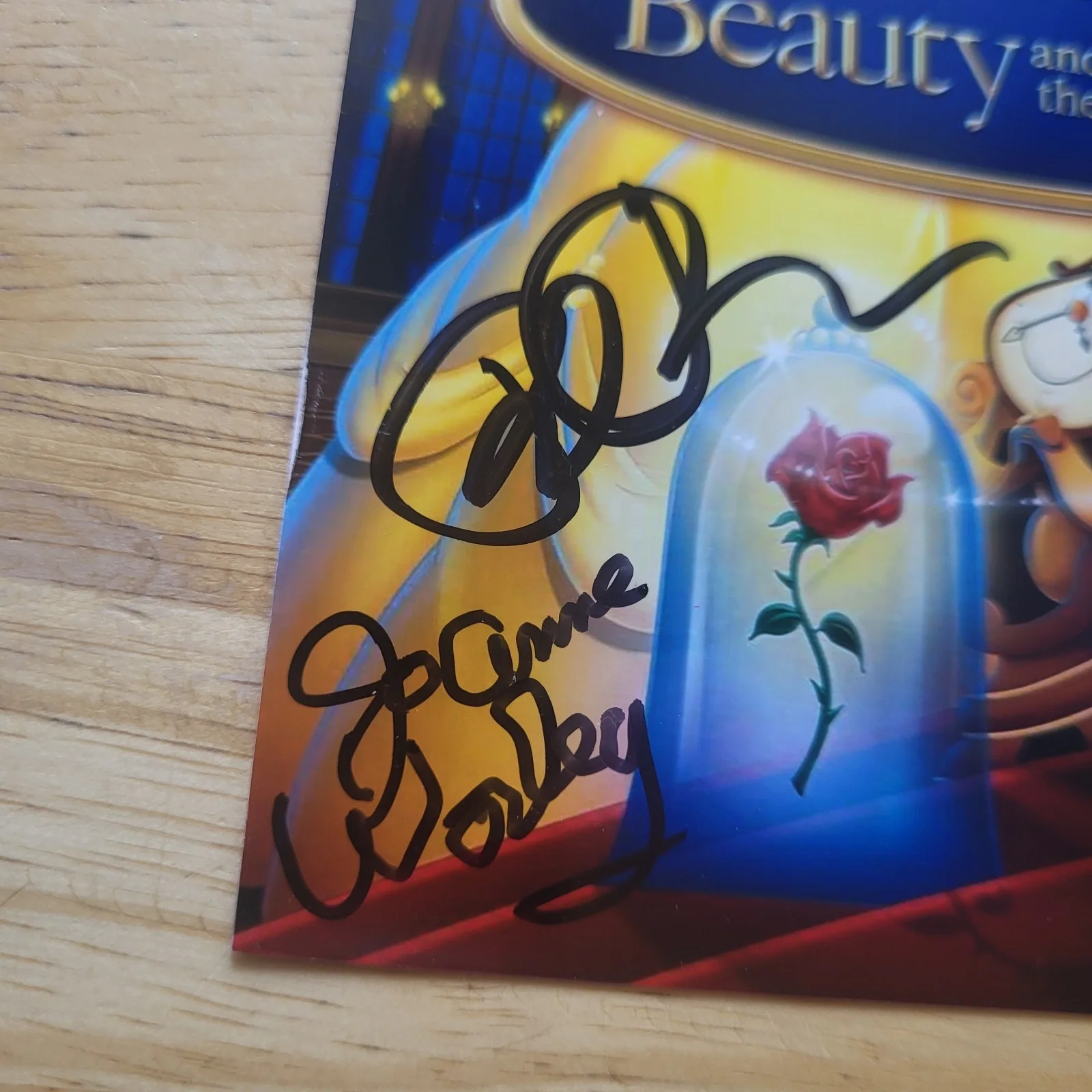 Jo Anne Worley, Phil Proctor — Jo Anne Worley Phil Proctor Beauty And The Beast Hand Dual Signed 4x6 Autograph, изображение 3