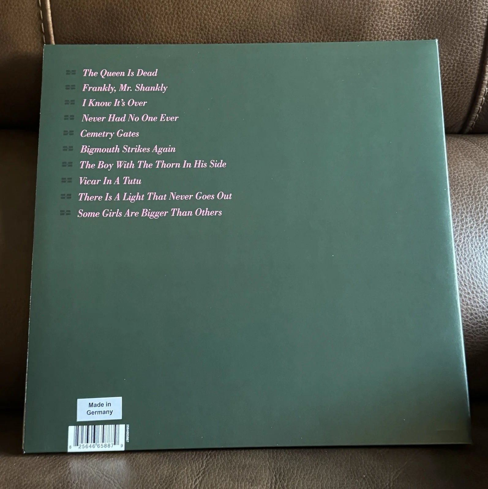 Johnny Marr In Person Signed Vinyl LP The Queen Is Dead Exact Proof The Smiths, image 2