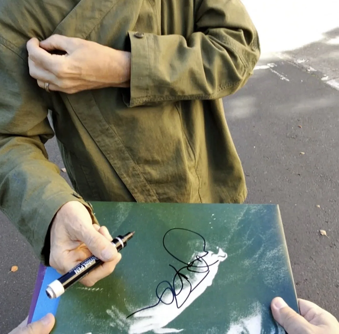 Johnny Marr In Person Signed Vinyl LP The Queen Is Dead Exact Proof The Smiths, image 3