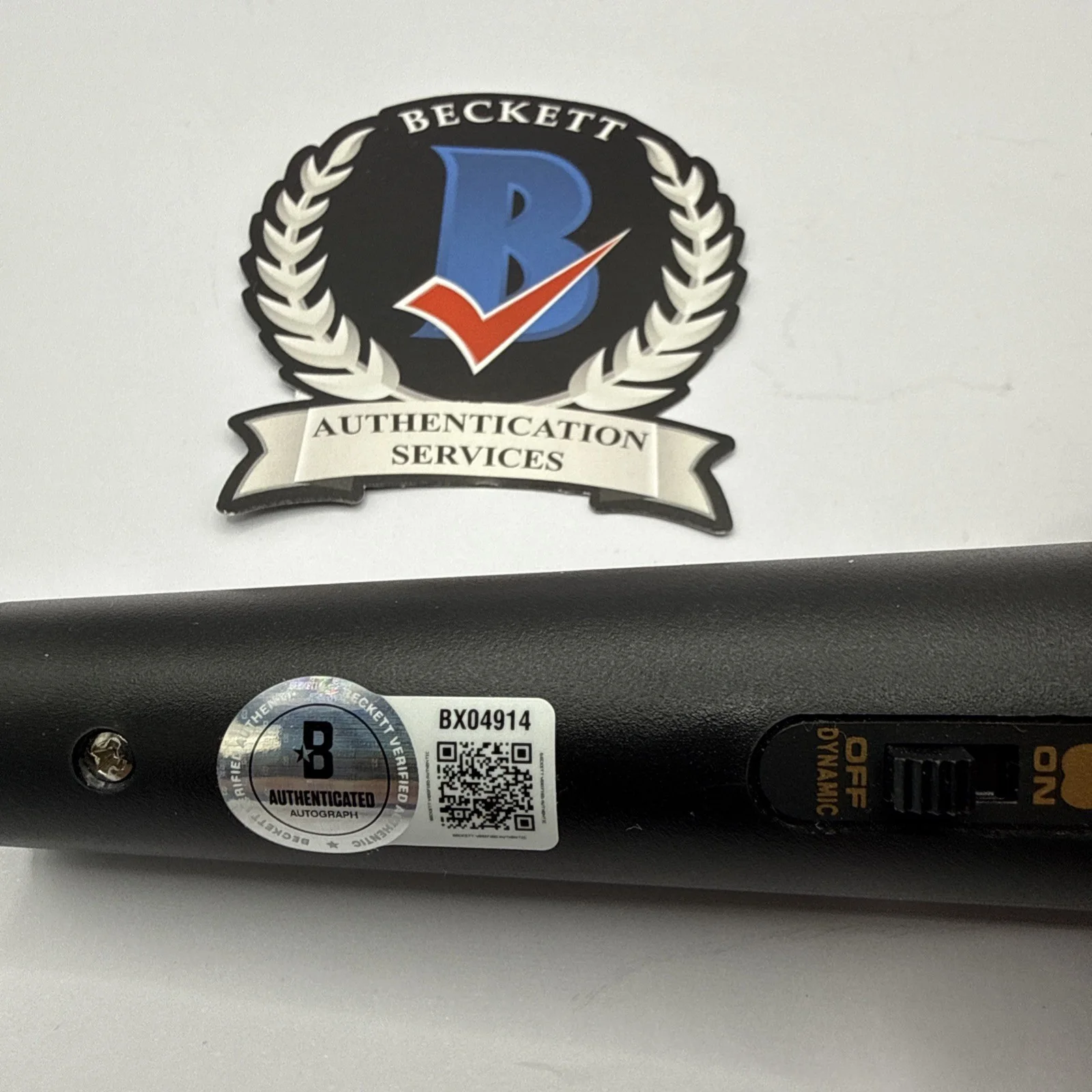 JON BATISTE HAND SIGNED/AUTOGRAPH MICROPHONE COA-Beckett, image 4