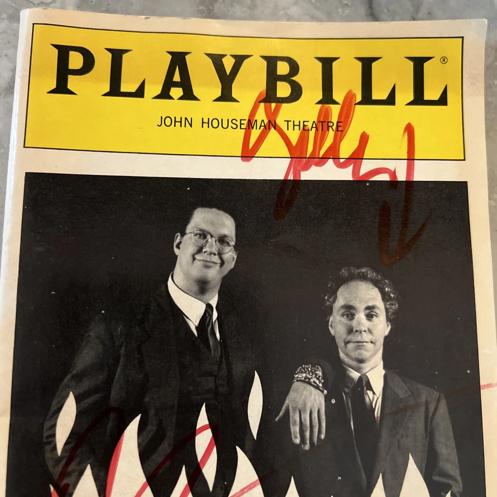 PENN & TELLER SIGNED ROT IN HELL PLAYBILL THEATER PROGRAM in person autograph 92, image 2